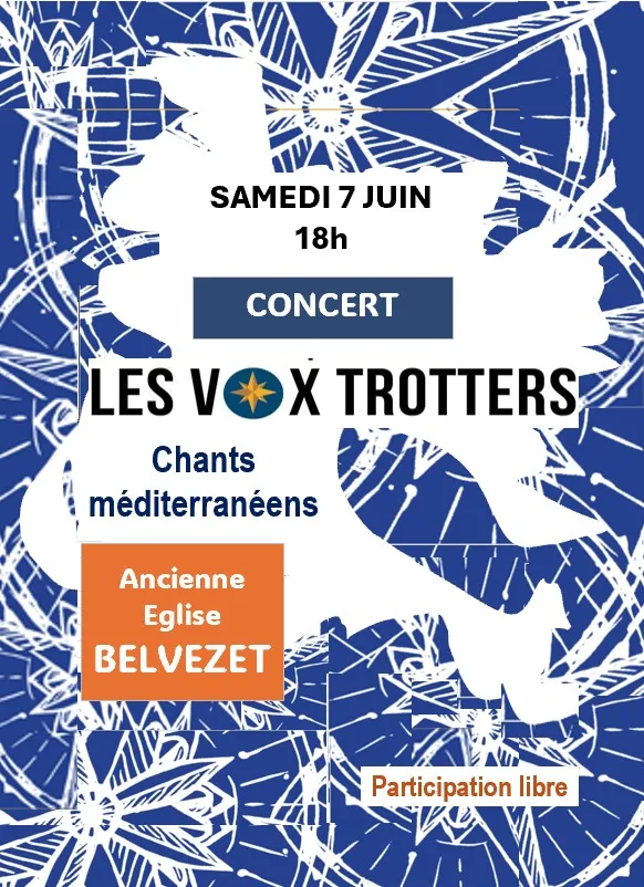 Affiche du concert des Vox Trotters