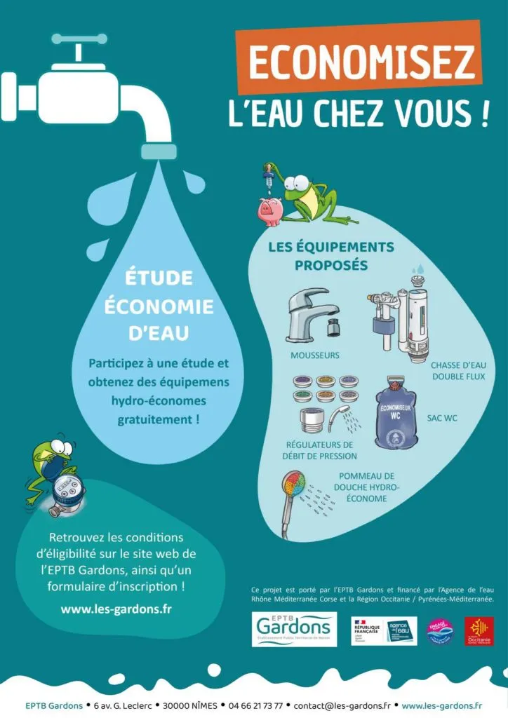 Économisez l'eau chez vous !