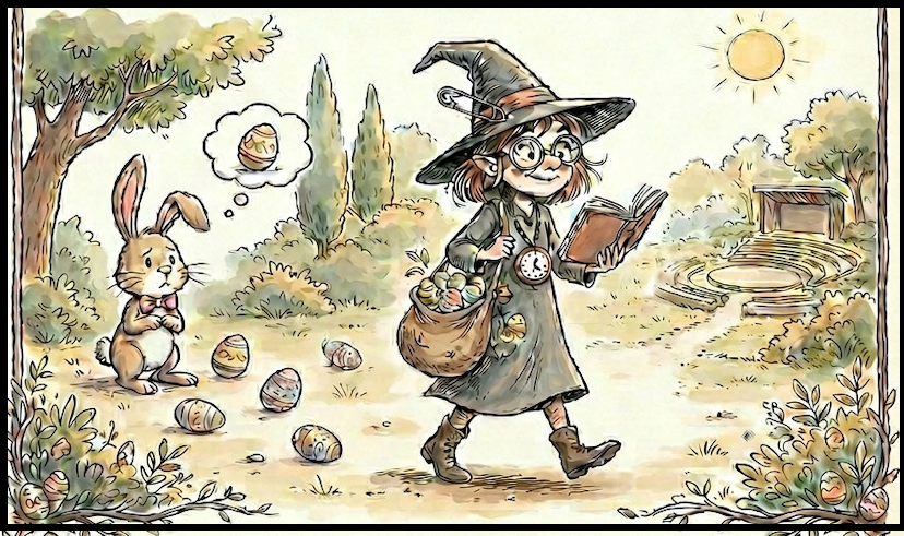 Chasse aux oeufs de Pâques