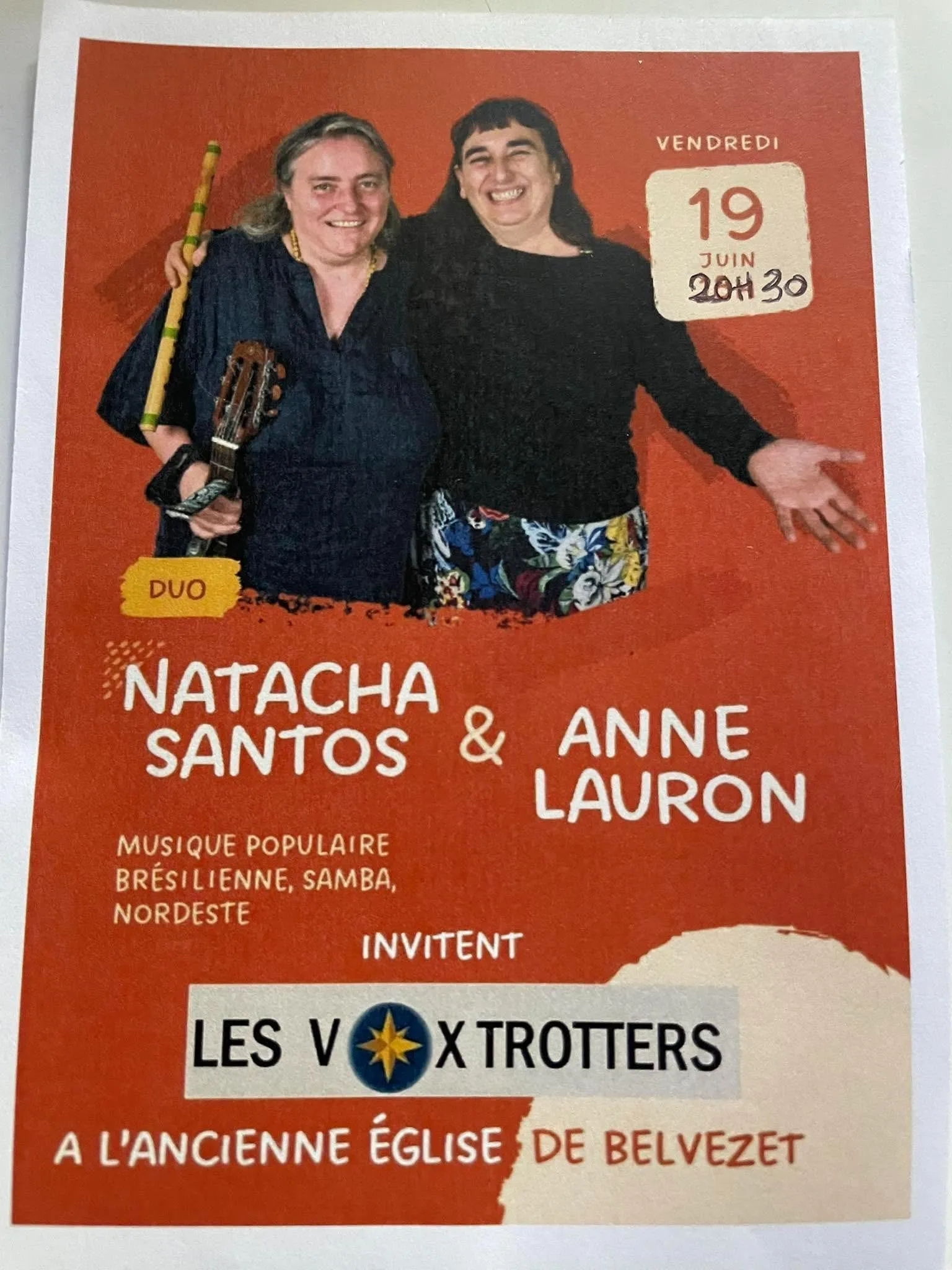 Concert Natacha Santos et Anne Lauron