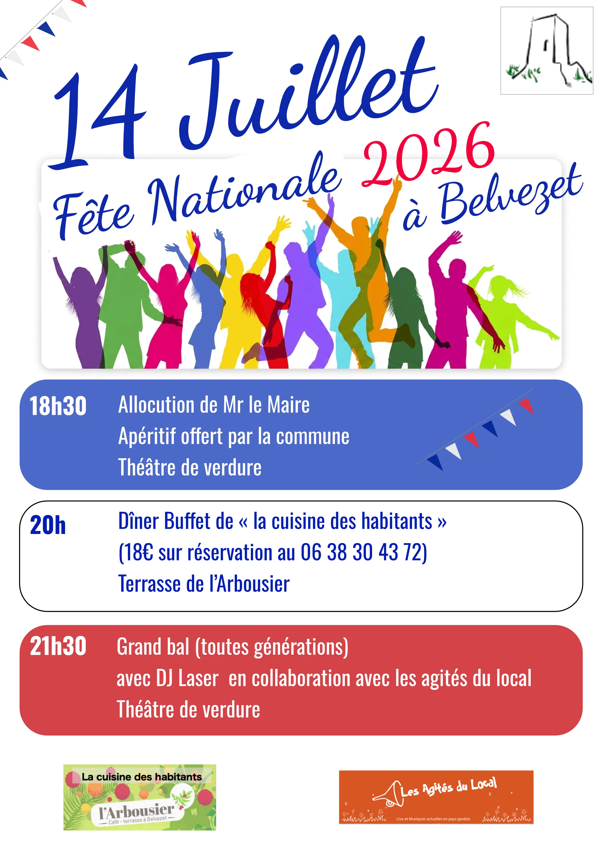 14 juillet à Belvezet