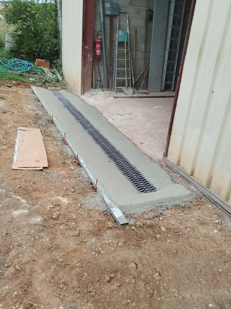 Mise hors eau du hangar communal